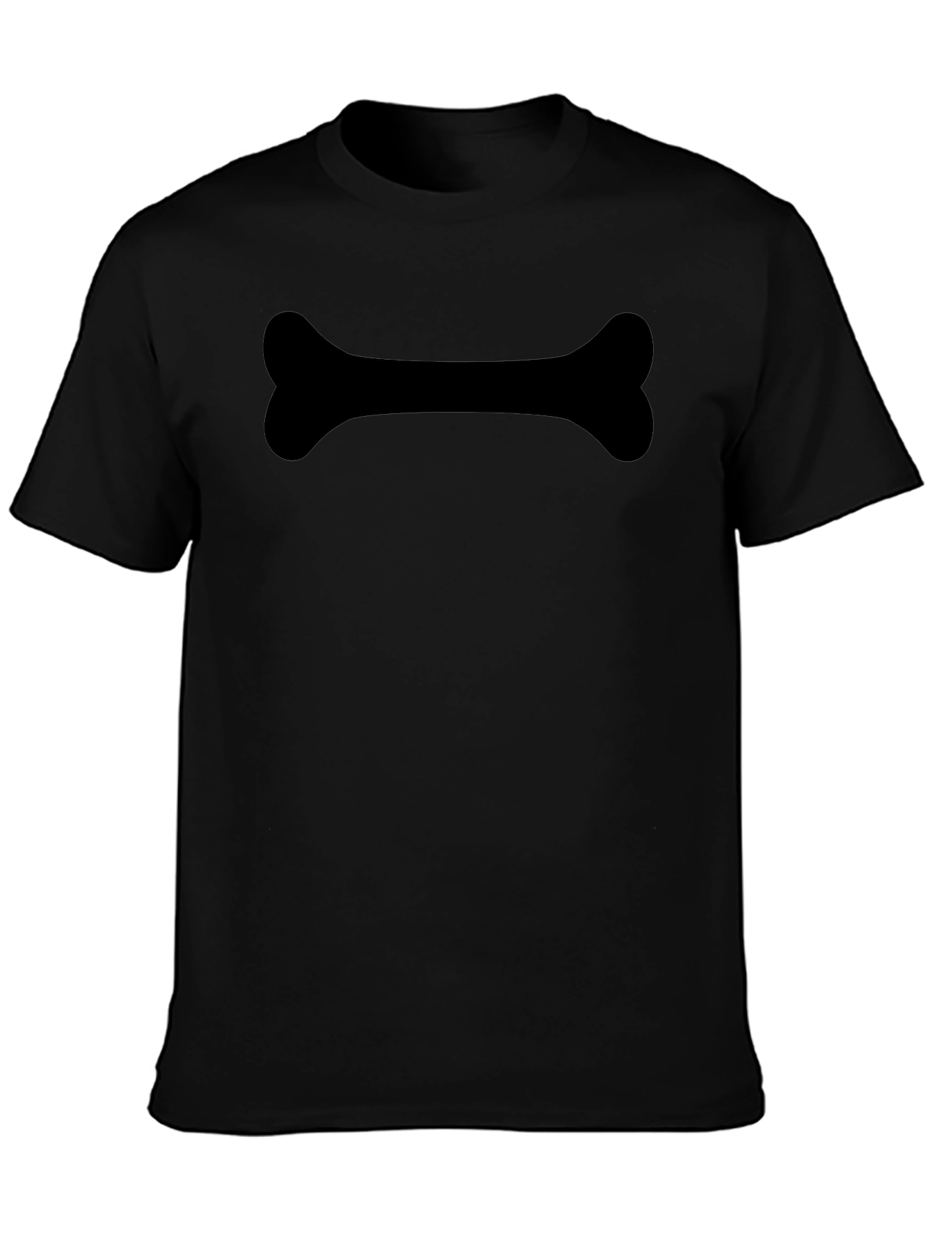 Bone Graphic Black T-Shirt - Casual Comfort