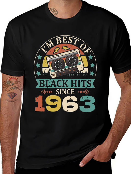 Best of Black Hits Since 1963 Cassette Tape T-Shirt