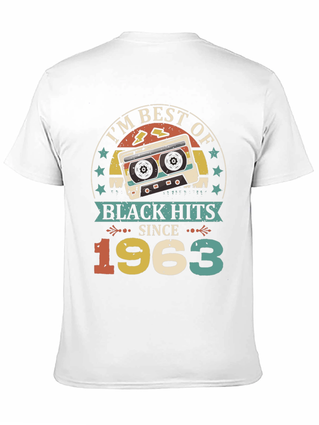 Best of Black Hits Since 1963 Cassette Tape T-Shirt