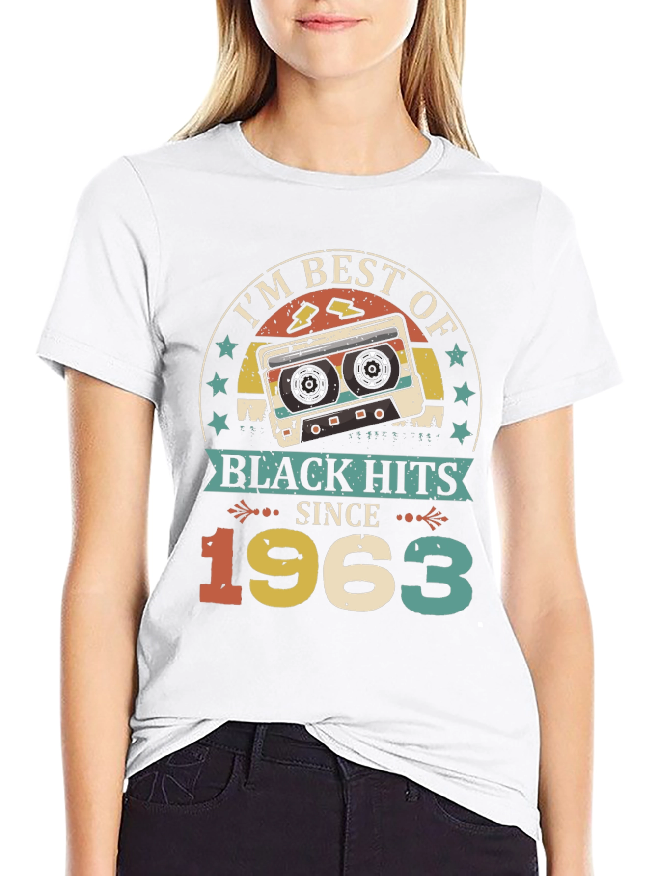 Best of Black Hits Since 1963 Cassette Tape T-Shirt