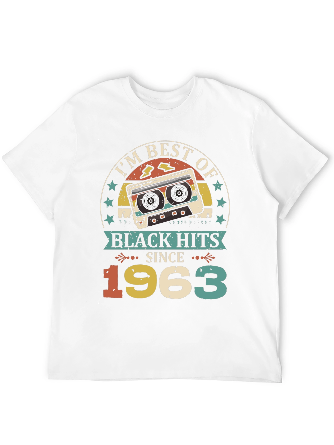 Best of Black Hits Since 1963 Cassette Tape T-Shirt