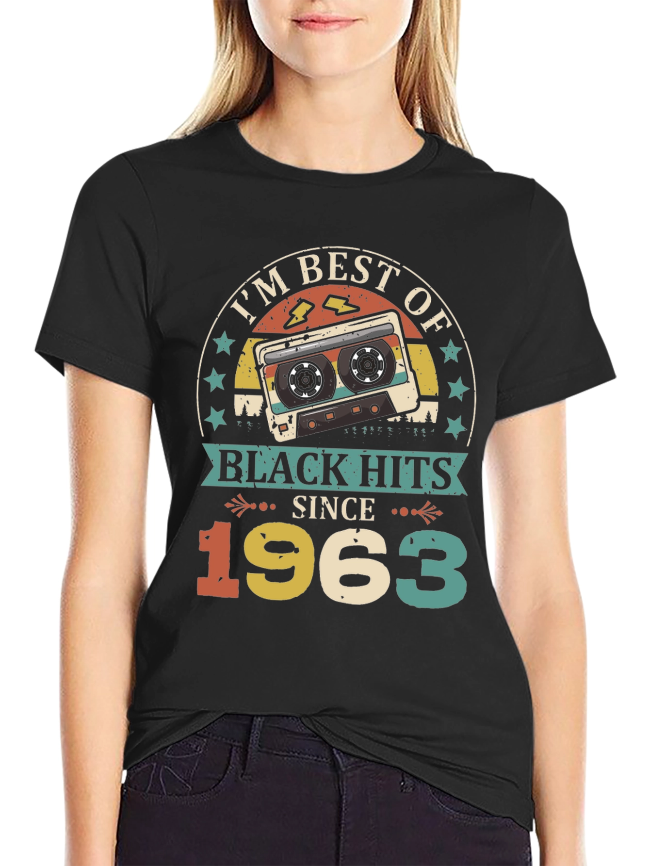 Best of Black Hits Since 1963 Cassette Tape T-Shirt