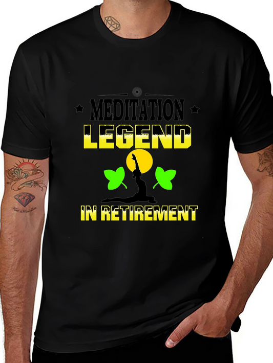 Meditation Legend Retirement T-Shirt - Relax in Style!