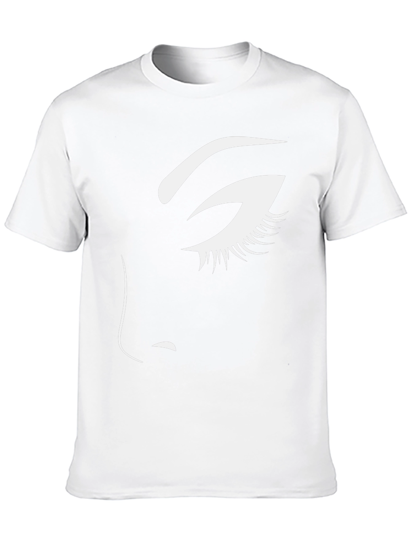 Seductive Eye Graphic Tee - Unisex Black Cotton Shirt