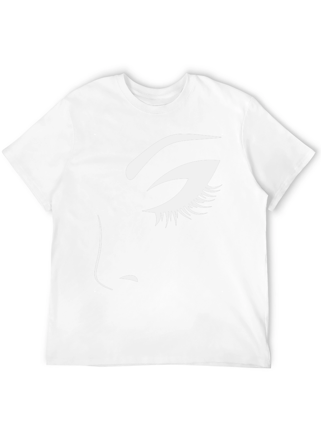 Seductive Eye Graphic Tee - Unisex Black Cotton Shirt