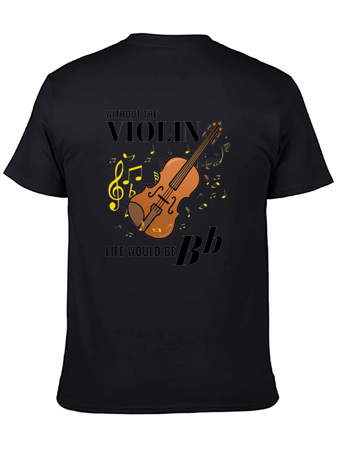 Violin Music T-Shirt - Life Without Music