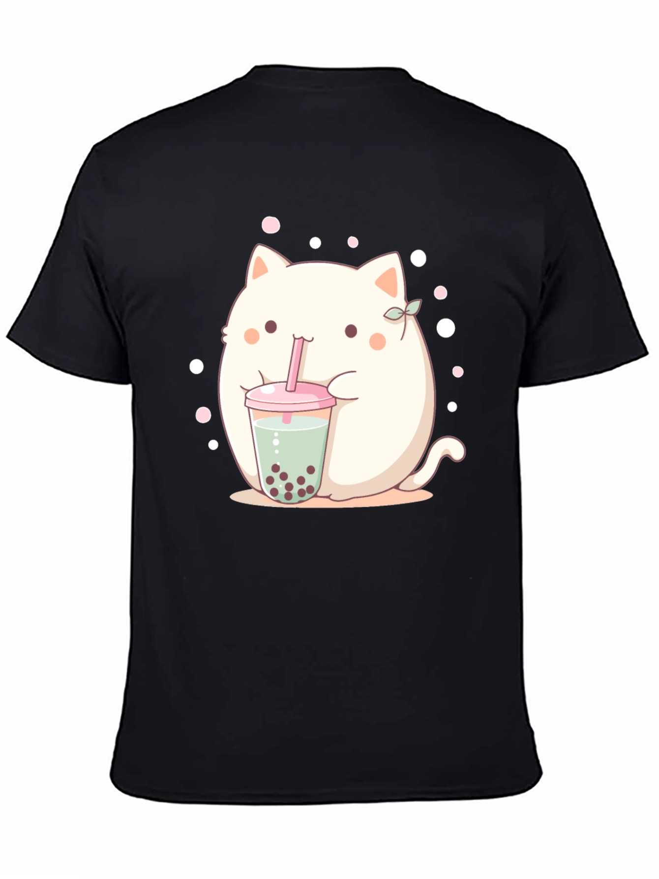 Cute Boba Cat T-Shirt - Kawaii Style