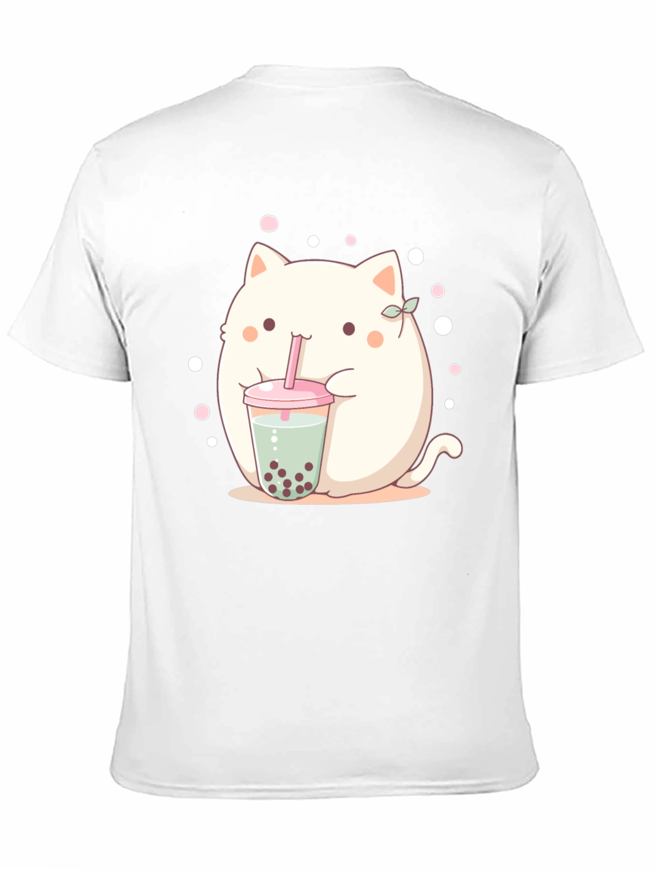 Cute Boba Cat T-Shirt - Kawaii Style