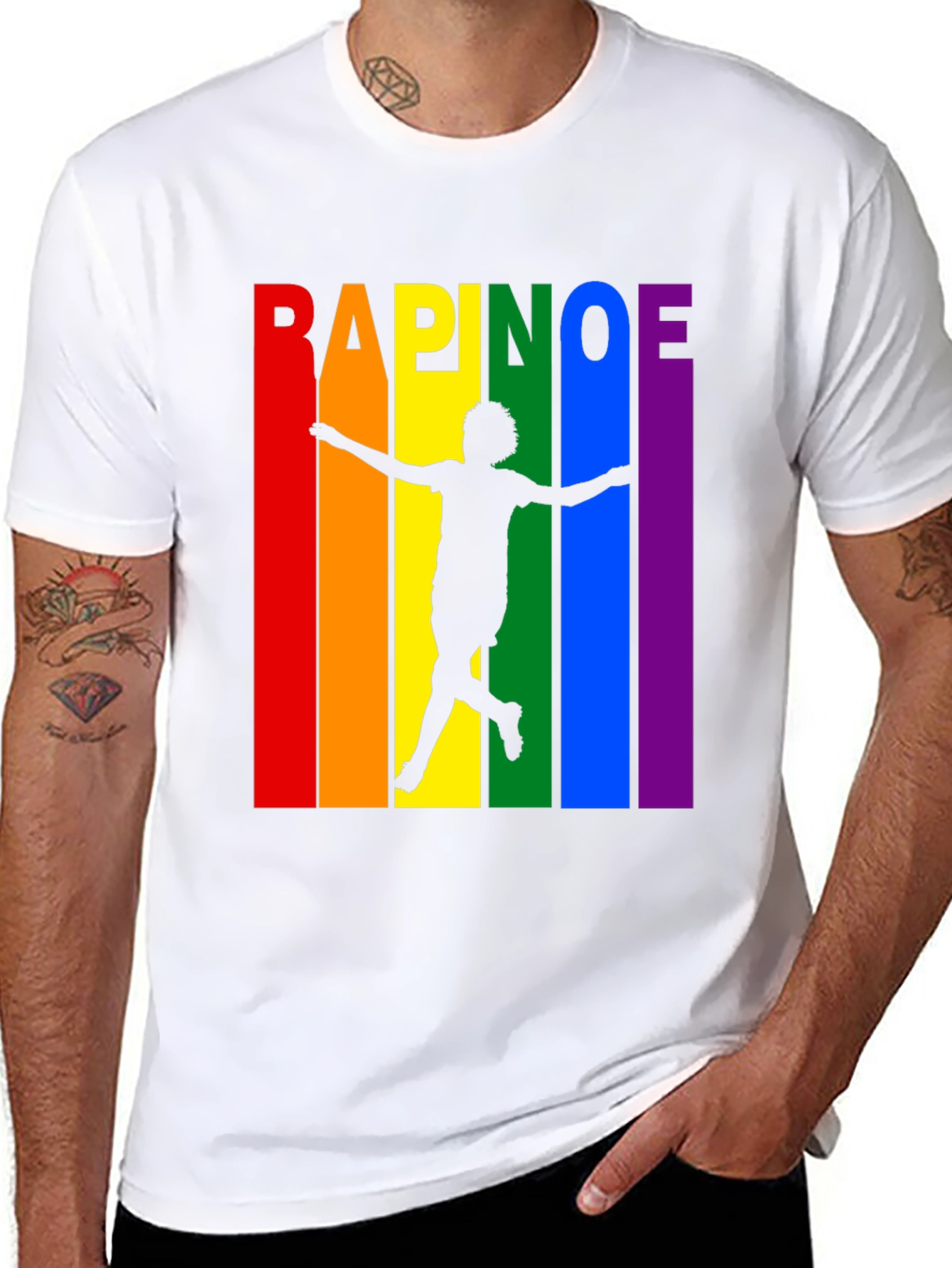 Rapinoe Pride T-Shirt - Celebrate Soccer & Equality