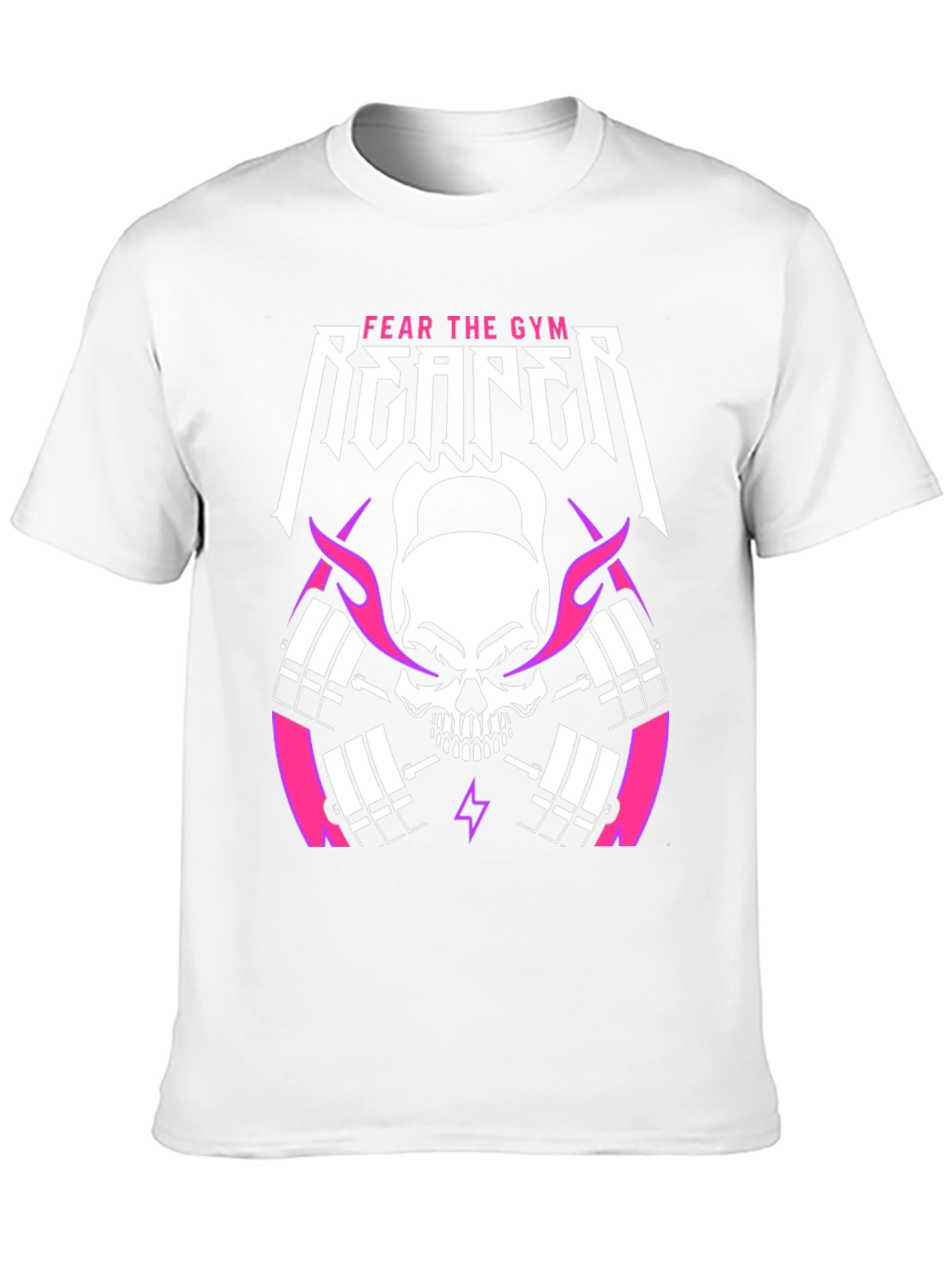 Fear the Gym Reaper T-Shirt - Fitness Graphic Tee