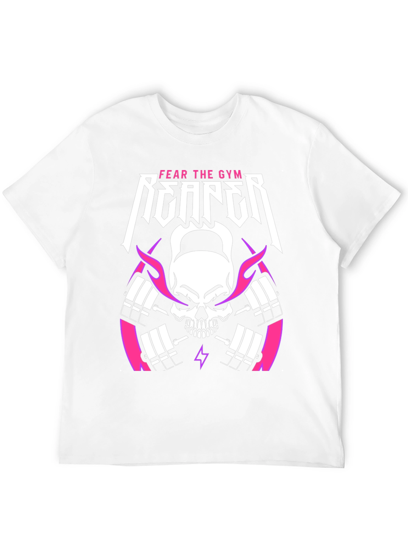 Fear the Gym Reaper T-Shirt - Fitness Graphic Tee