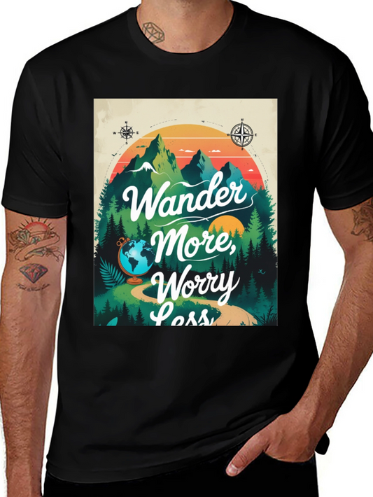 Wander More Graphic Tee - Adventure Awaits