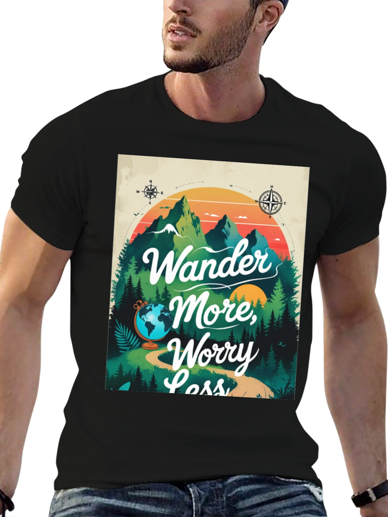 Wander More Graphic Tee - Adventure Awaits