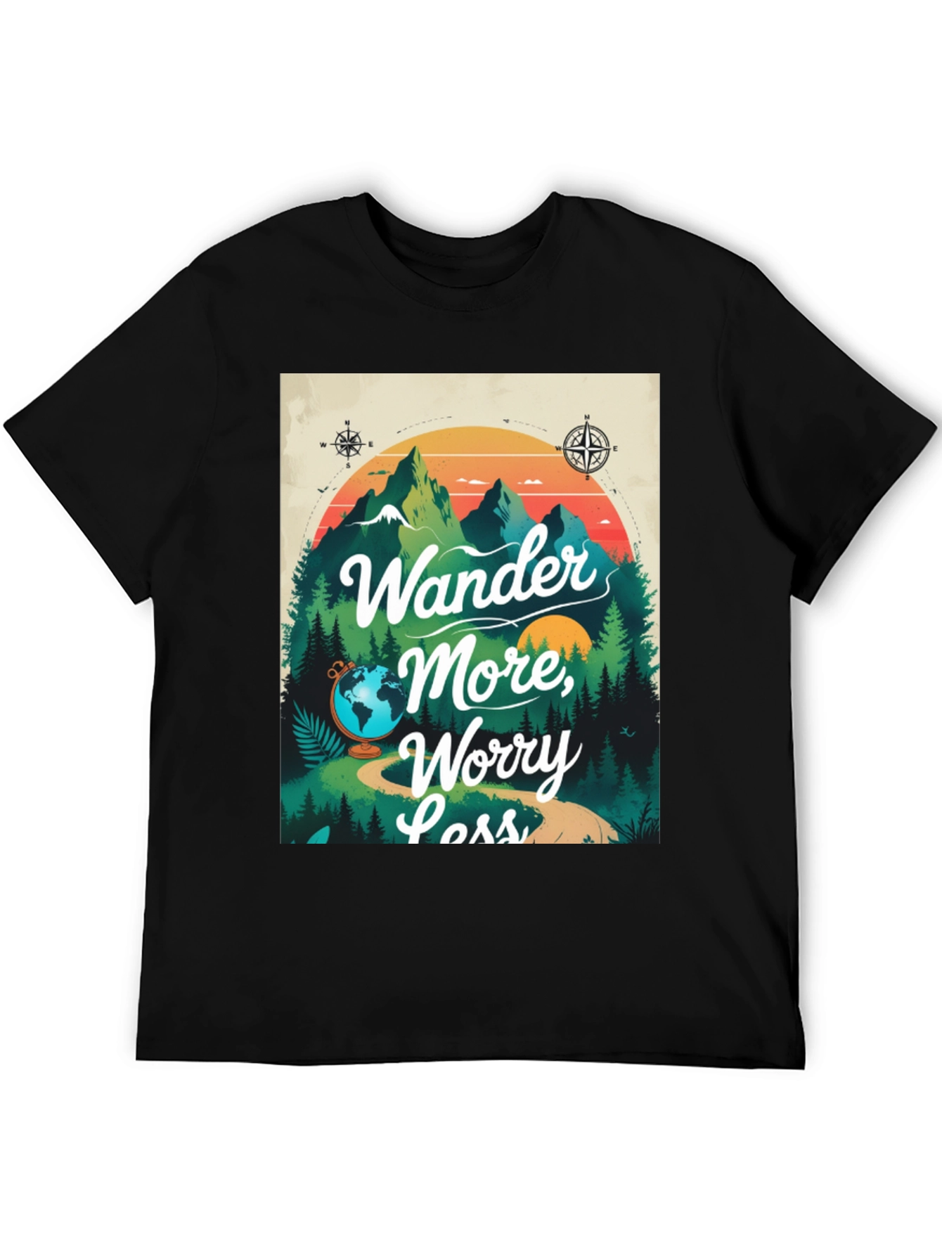 Wander More Graphic Tee - Adventure Awaits