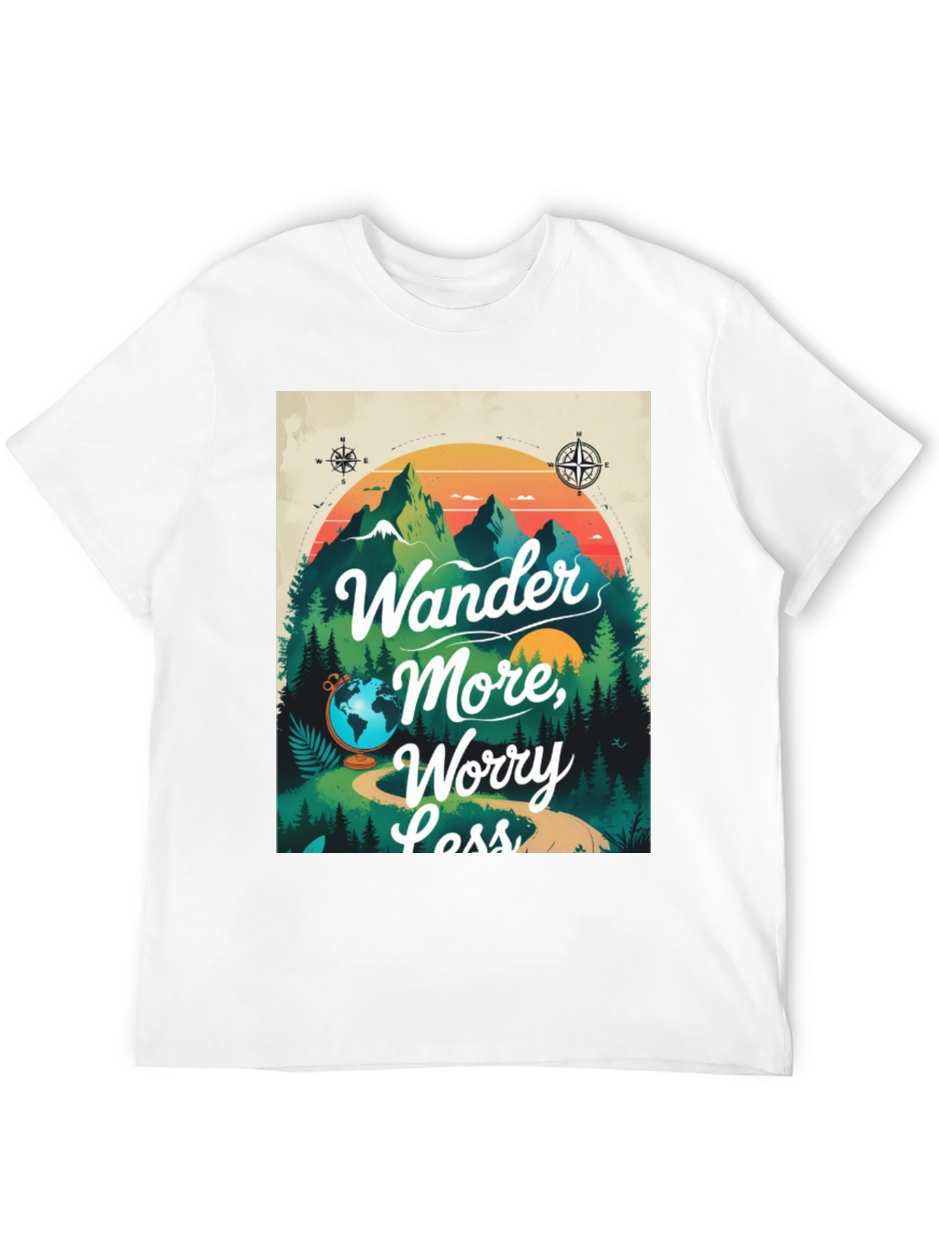 Wander More Graphic Tee - Adventure Awaits