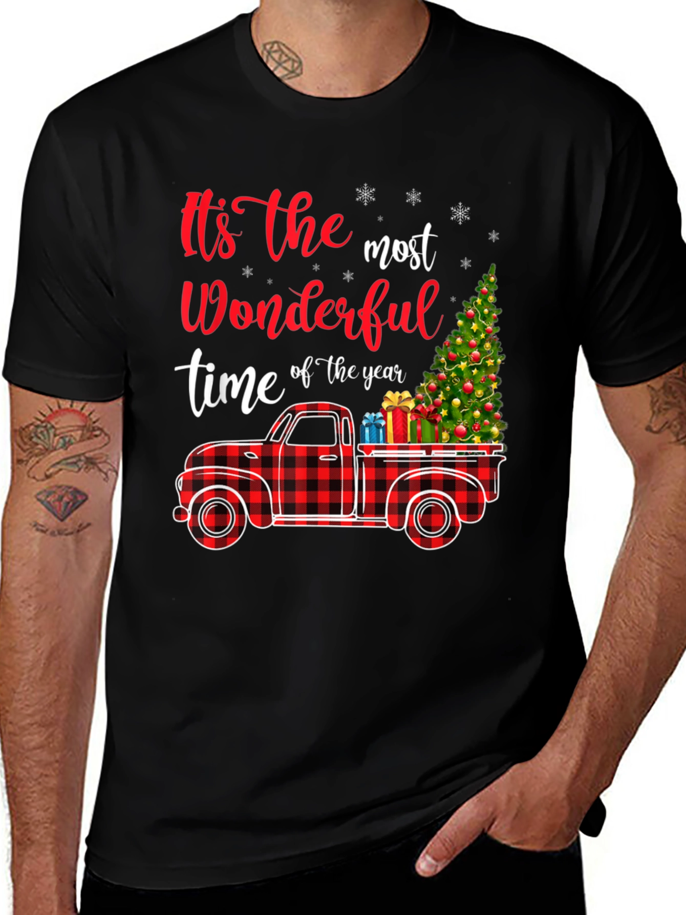 Wonderful Time of the Year Christmas Truck T-Shirt