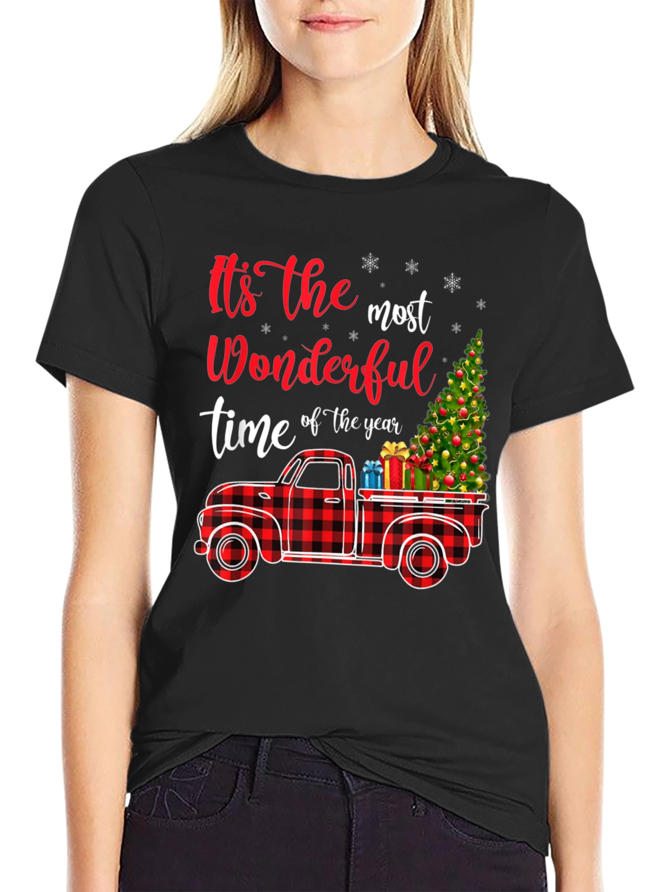 Wonderful Time of the Year Christmas Truck T-Shirt