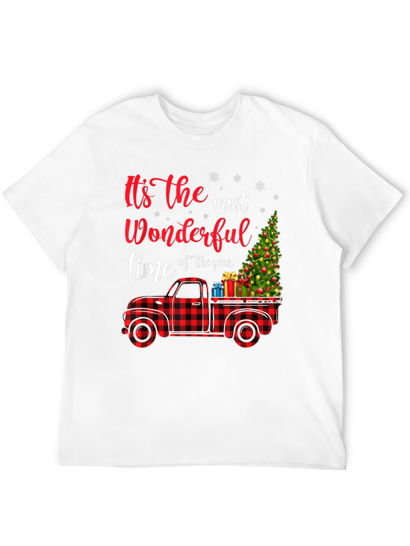 Wonderful Time of the Year Christmas Truck T-Shirt