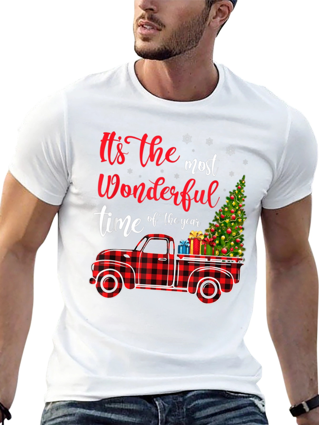 Wonderful Time of the Year Christmas Truck T-Shirt