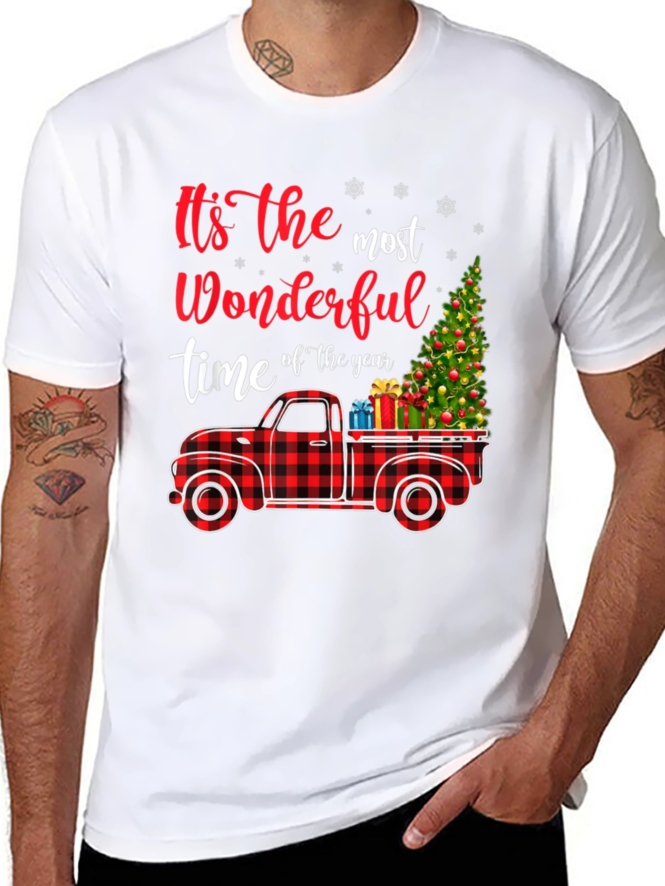 Wonderful Time of the Year Christmas Truck T-Shirt