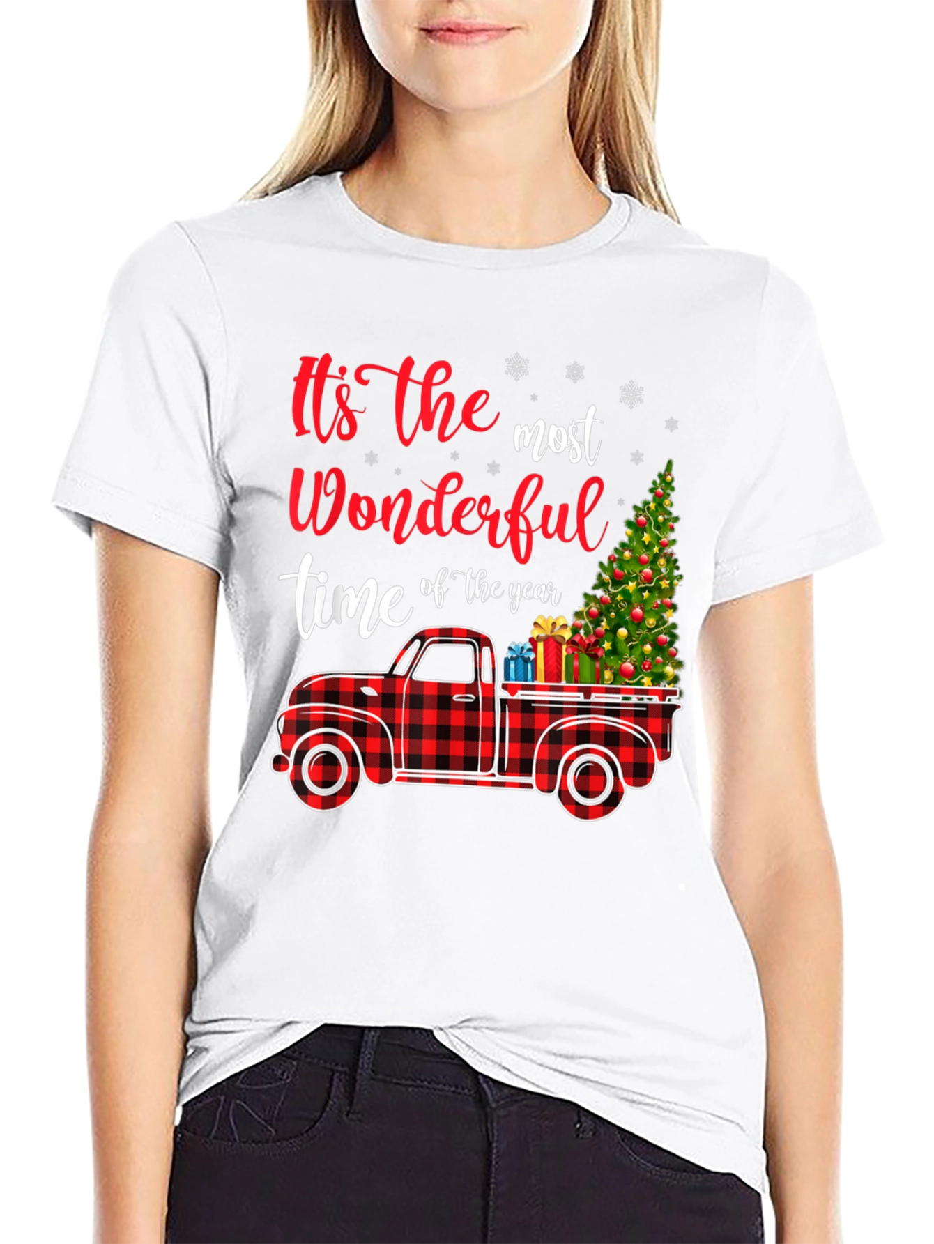 Wonderful Time of the Year Christmas Truck T-Shirt