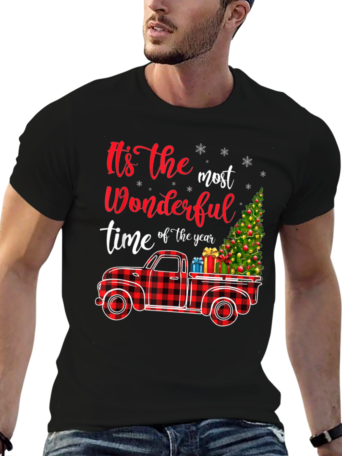 Wonderful Time of the Year Christmas Truck T-Shirt