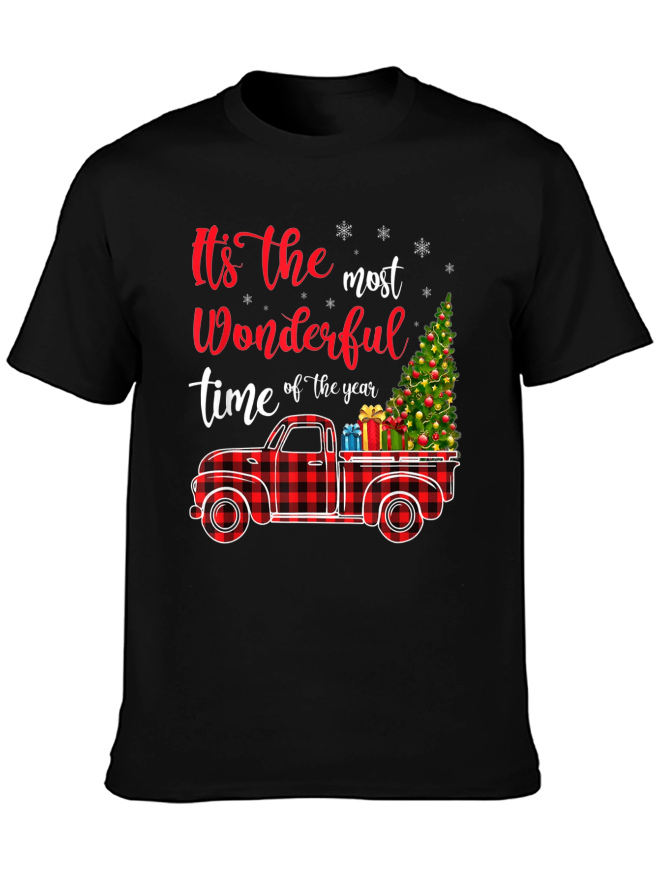 Wonderful Time of the Year Christmas Truck T-Shirt