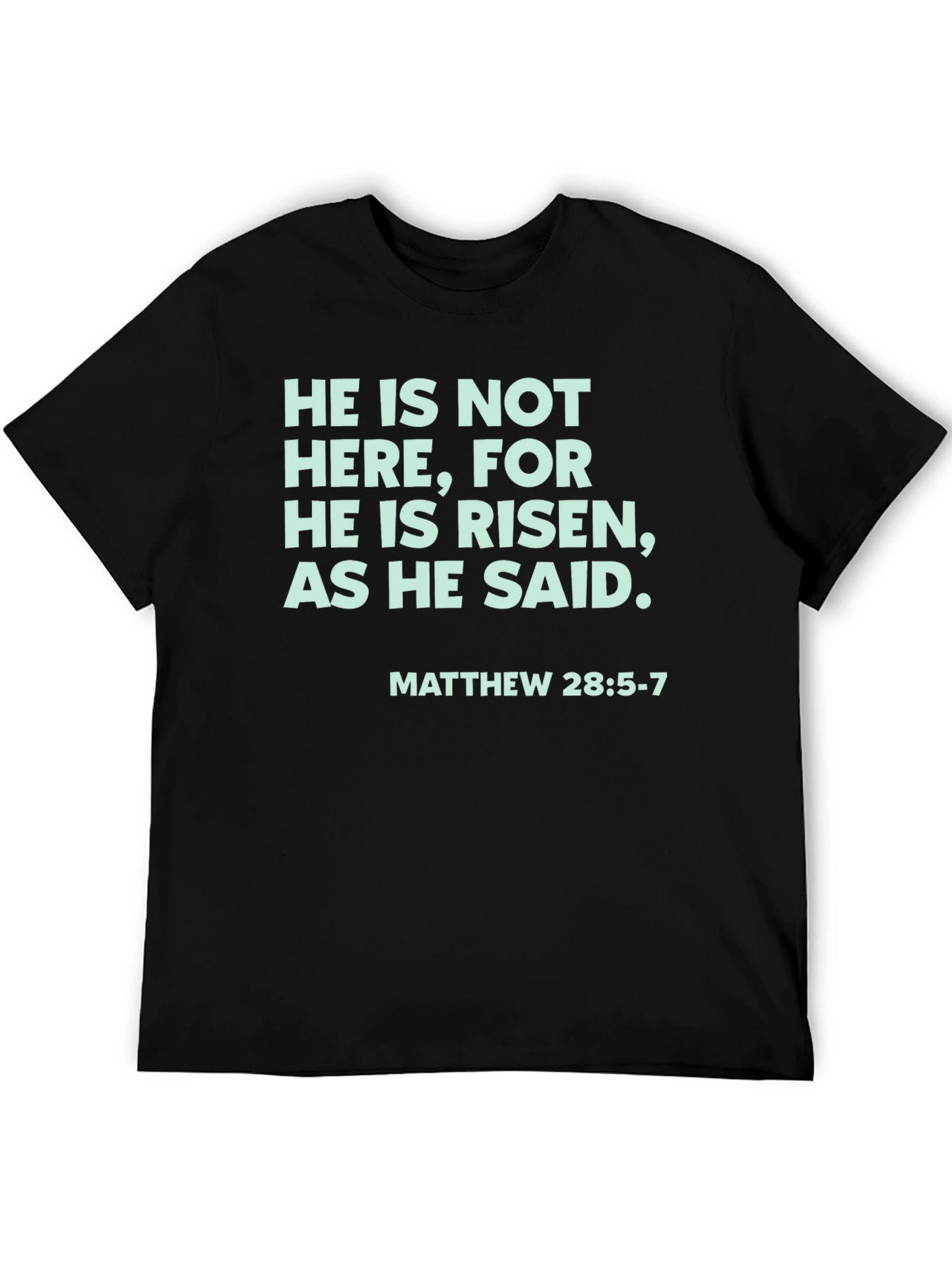 He Is Risen Christian Graphic Tee