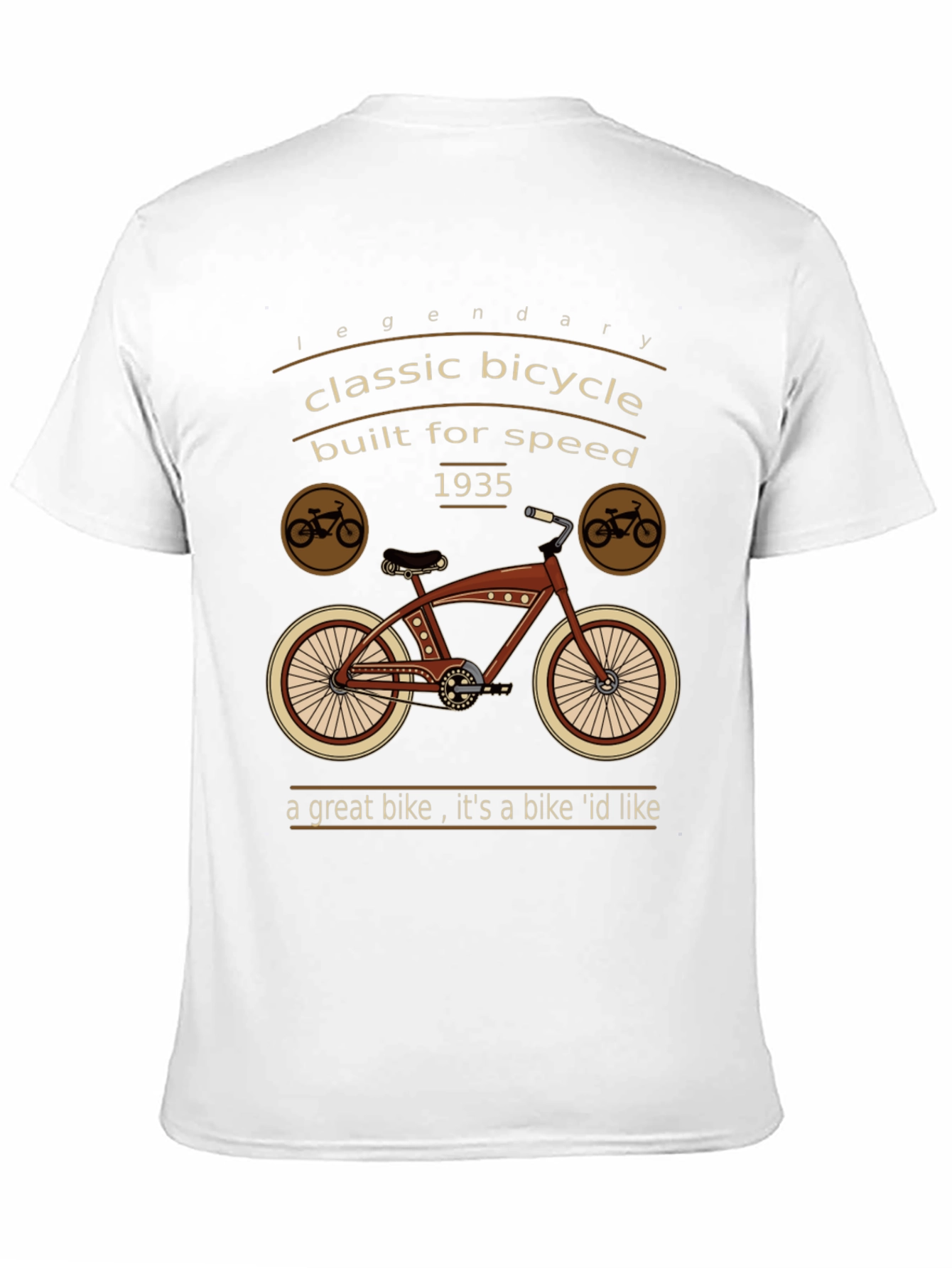 Classic Bicycle T-Shirt - Legendary 1935 Design