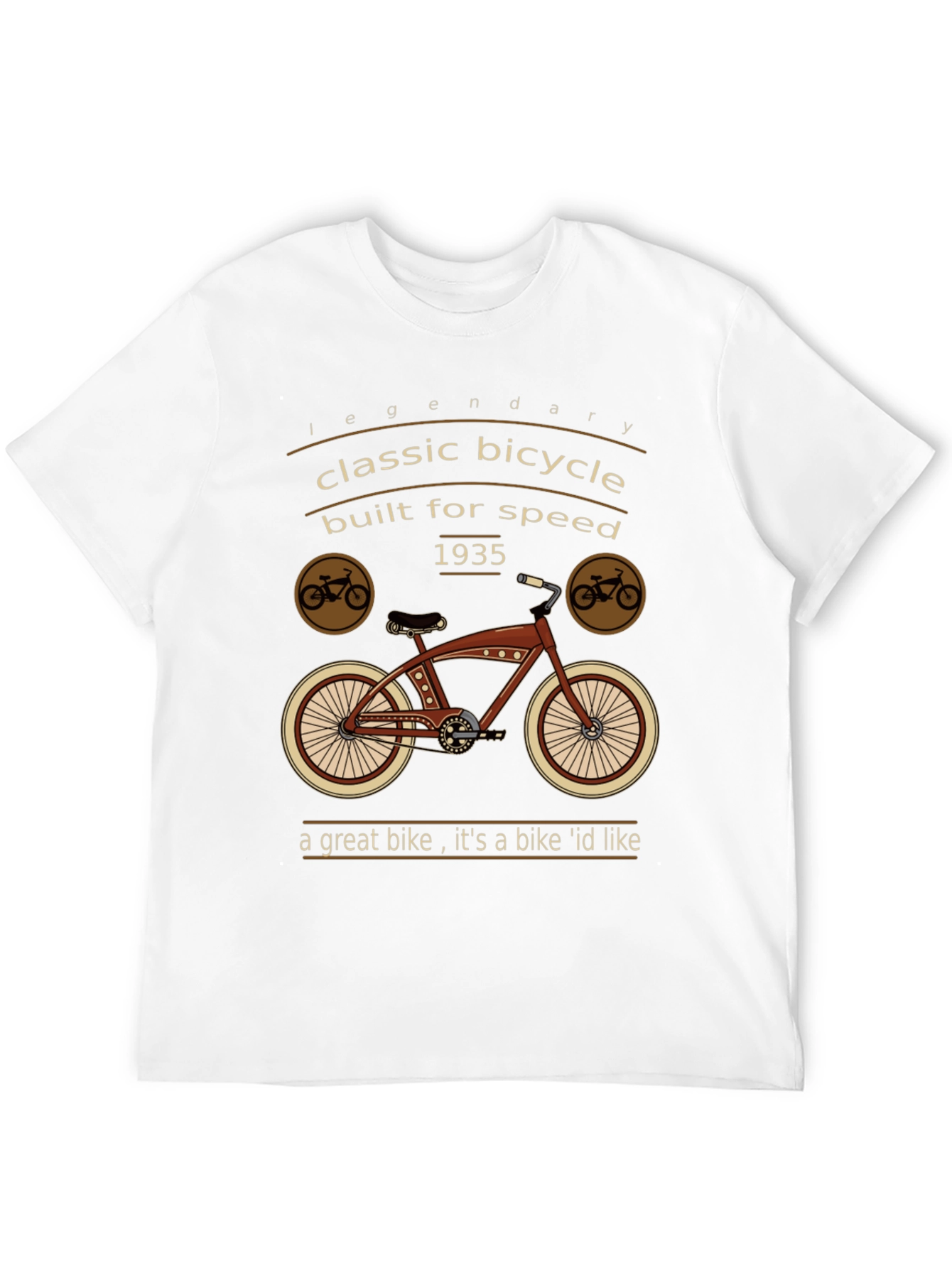 Classic Bicycle T-Shirt - Legendary 1935 Design