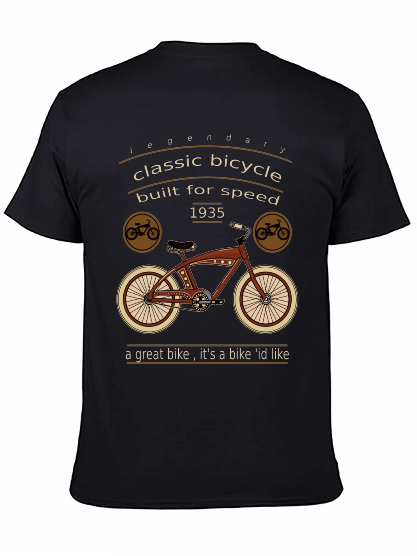 Classic Bicycle T-Shirt - Legendary 1935 Design