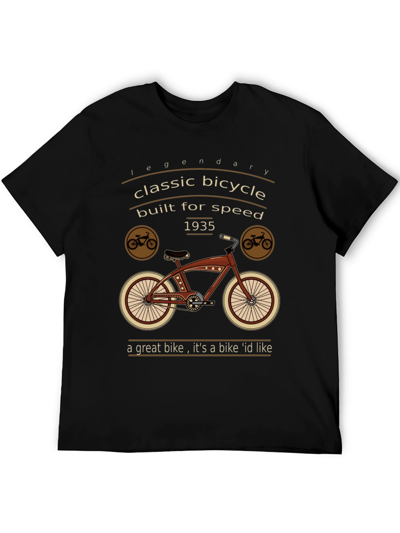 Classic Bicycle T-Shirt - Legendary 1935 Design