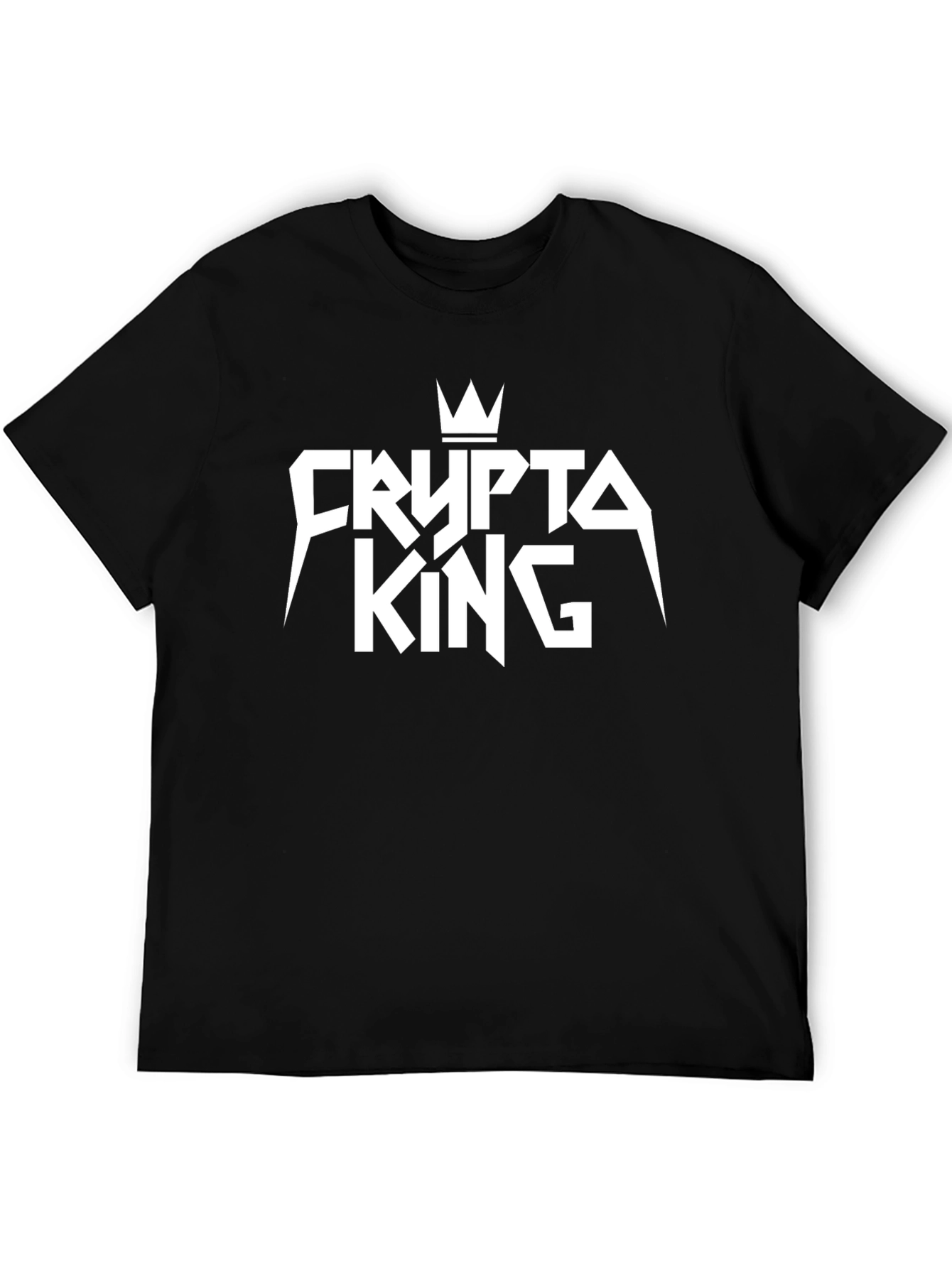 Crypto King Black Graphic Tee