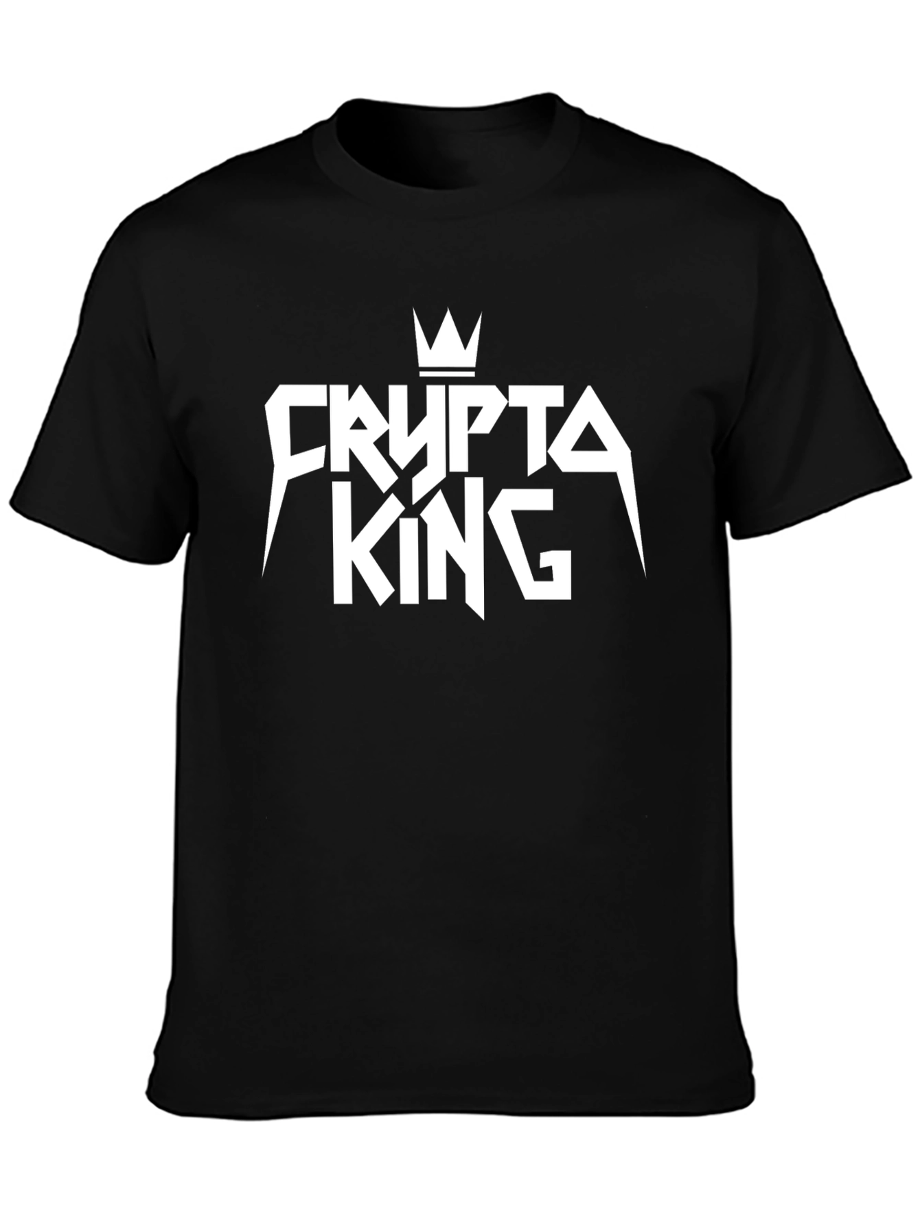 Crypto King Black Graphic Tee