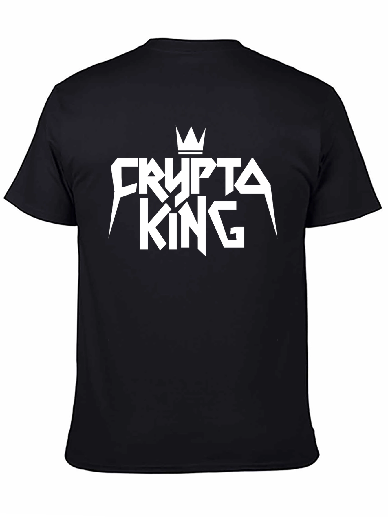 Crypto King Black Graphic Tee