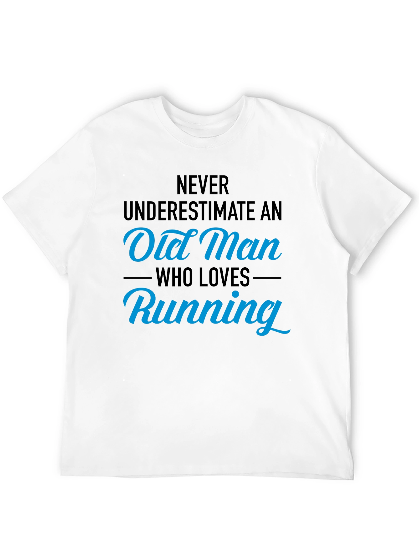 Old Man Running T-Shirt - Funny Gift