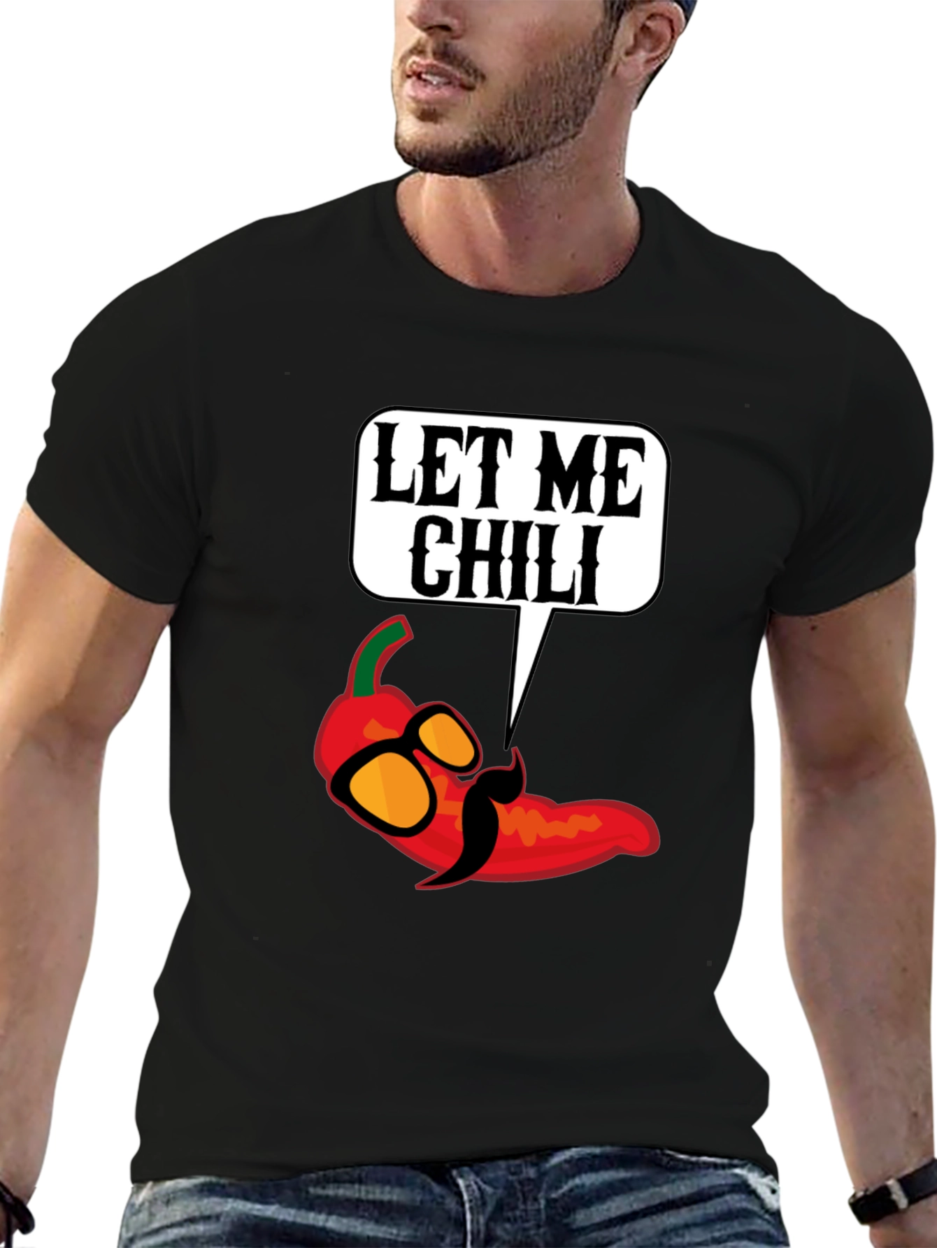 Let Me Chili T-Shirt - Funny Food Pun Tee