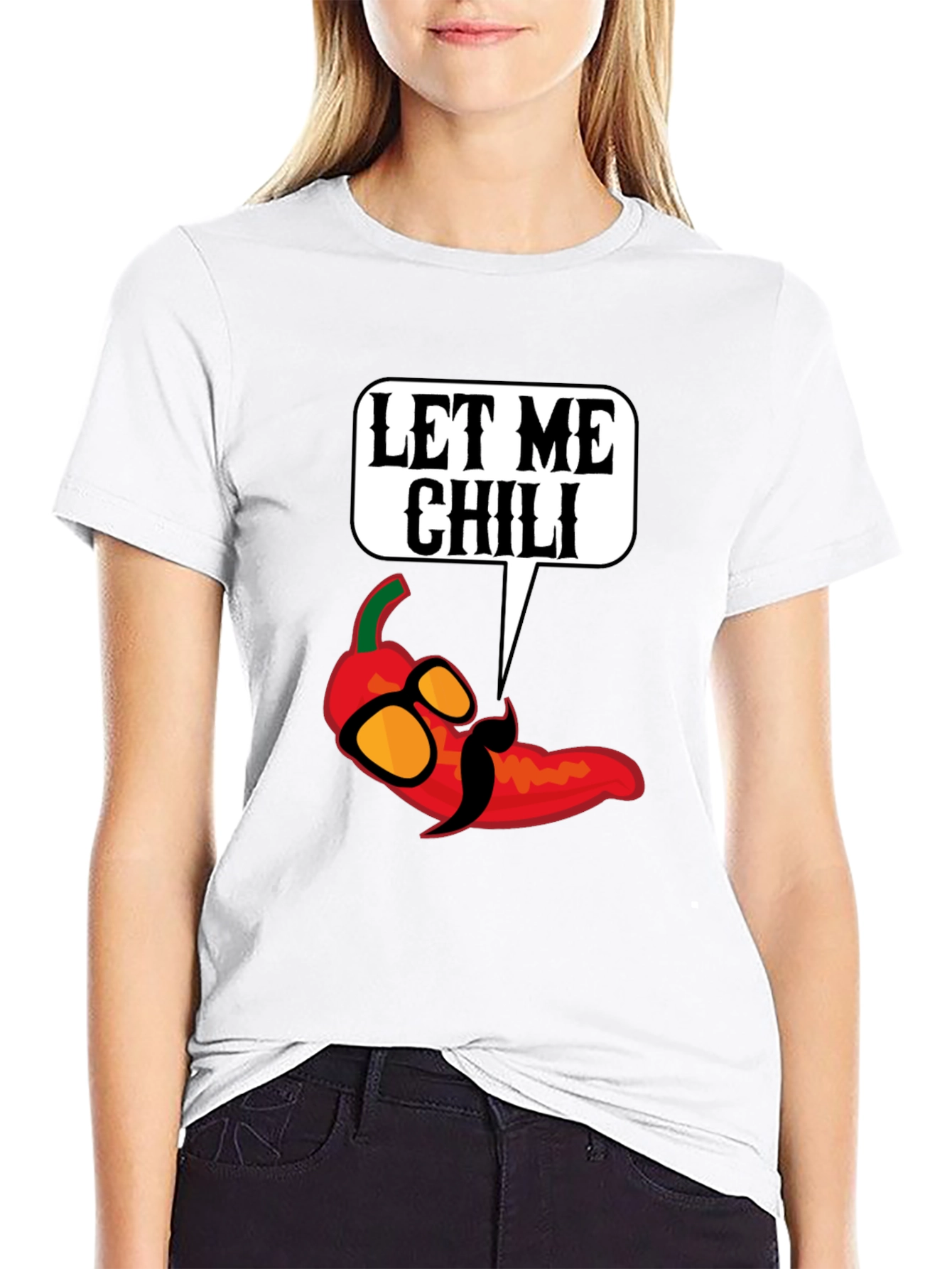 Let Me Chili T-Shirt - Funny Food Pun Tee