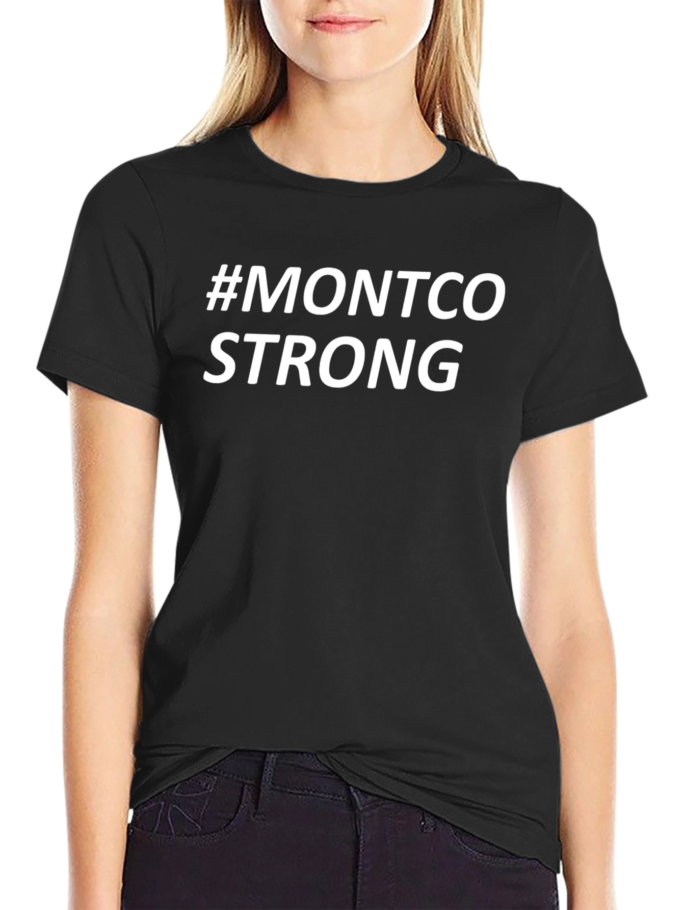 Montco Strong Black T-Shirt - Show Your Support!