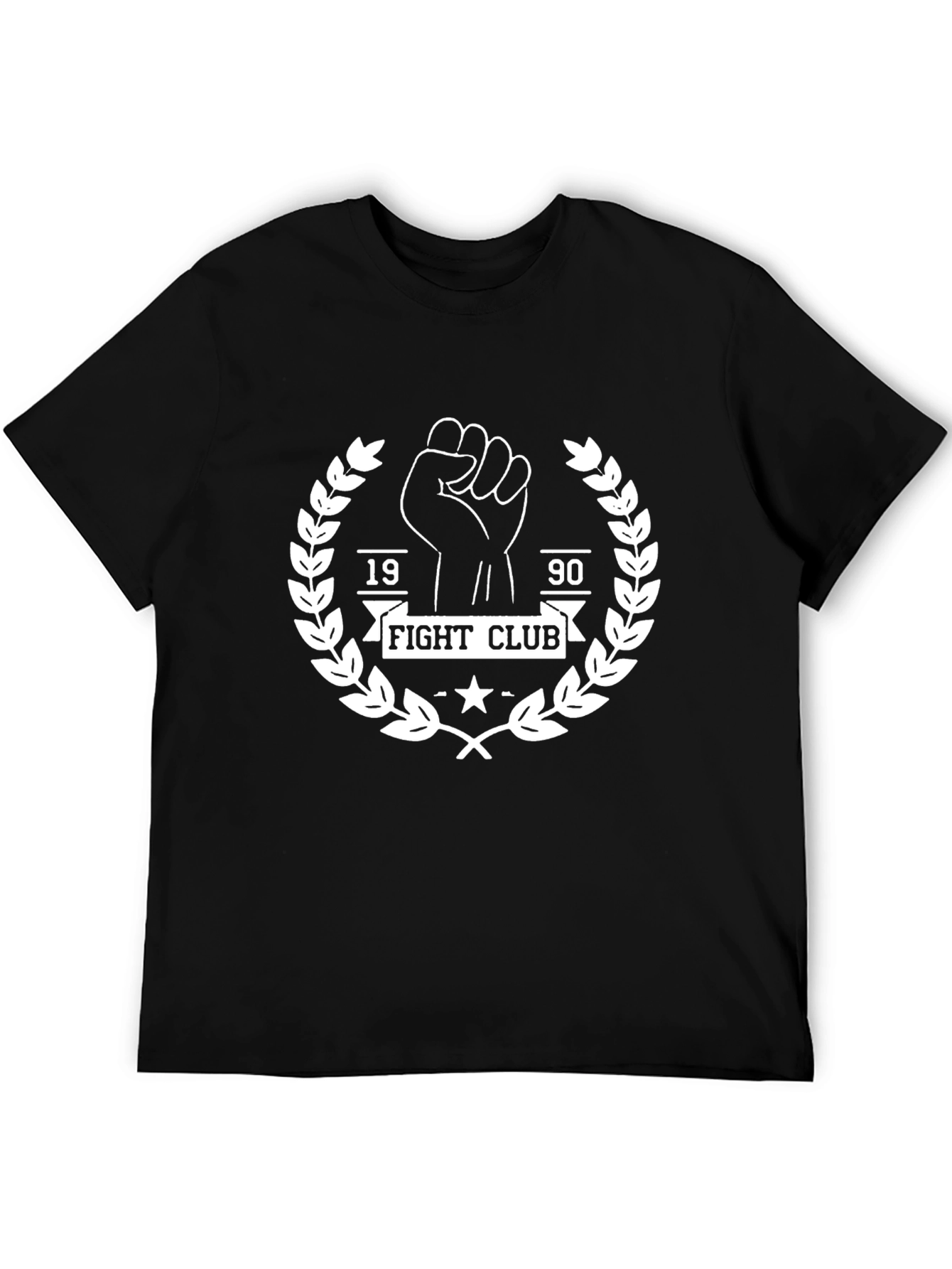 Fight Club 1990 Graphic Tee - Black