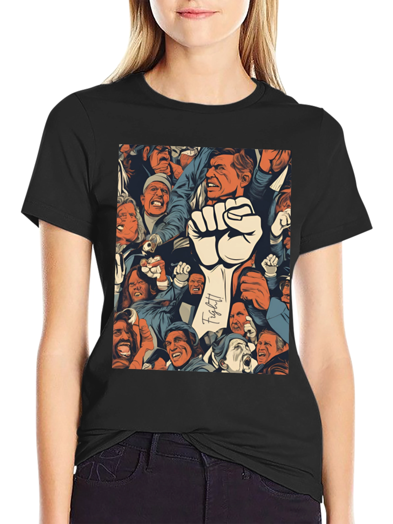 Fight the Power T-Shirt Graphic Tee