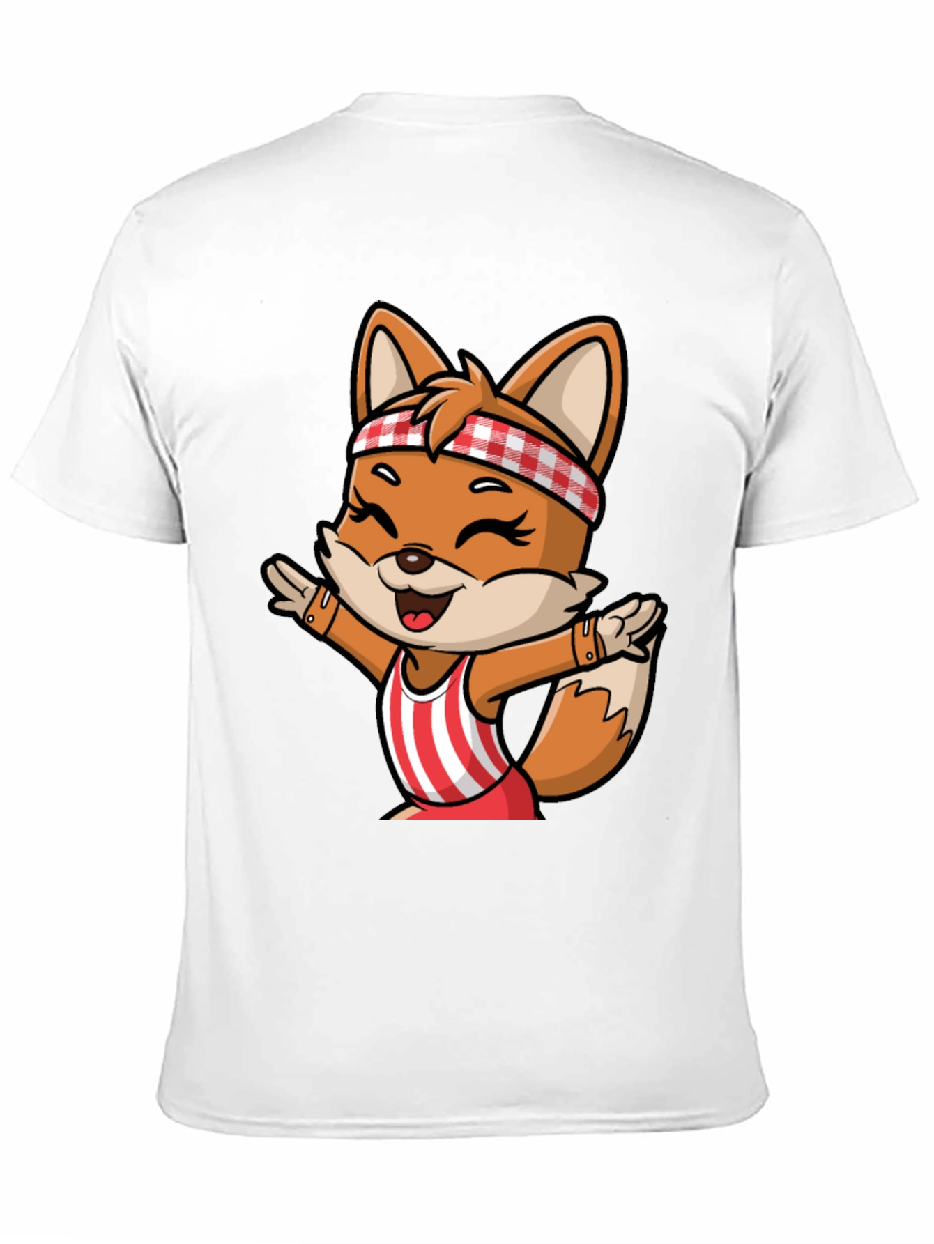 Cartoon Fox Unisex T-Shirt - Playful Design