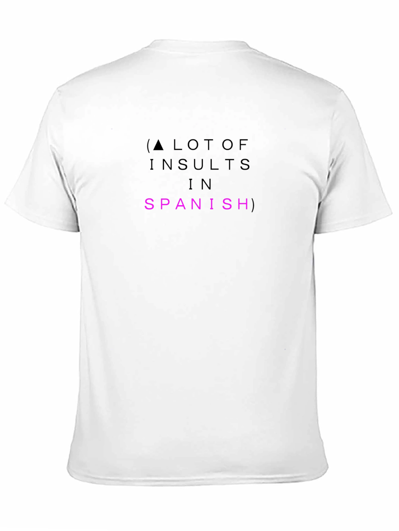 A Lot Of Insults In Spanish Black T-Shirt