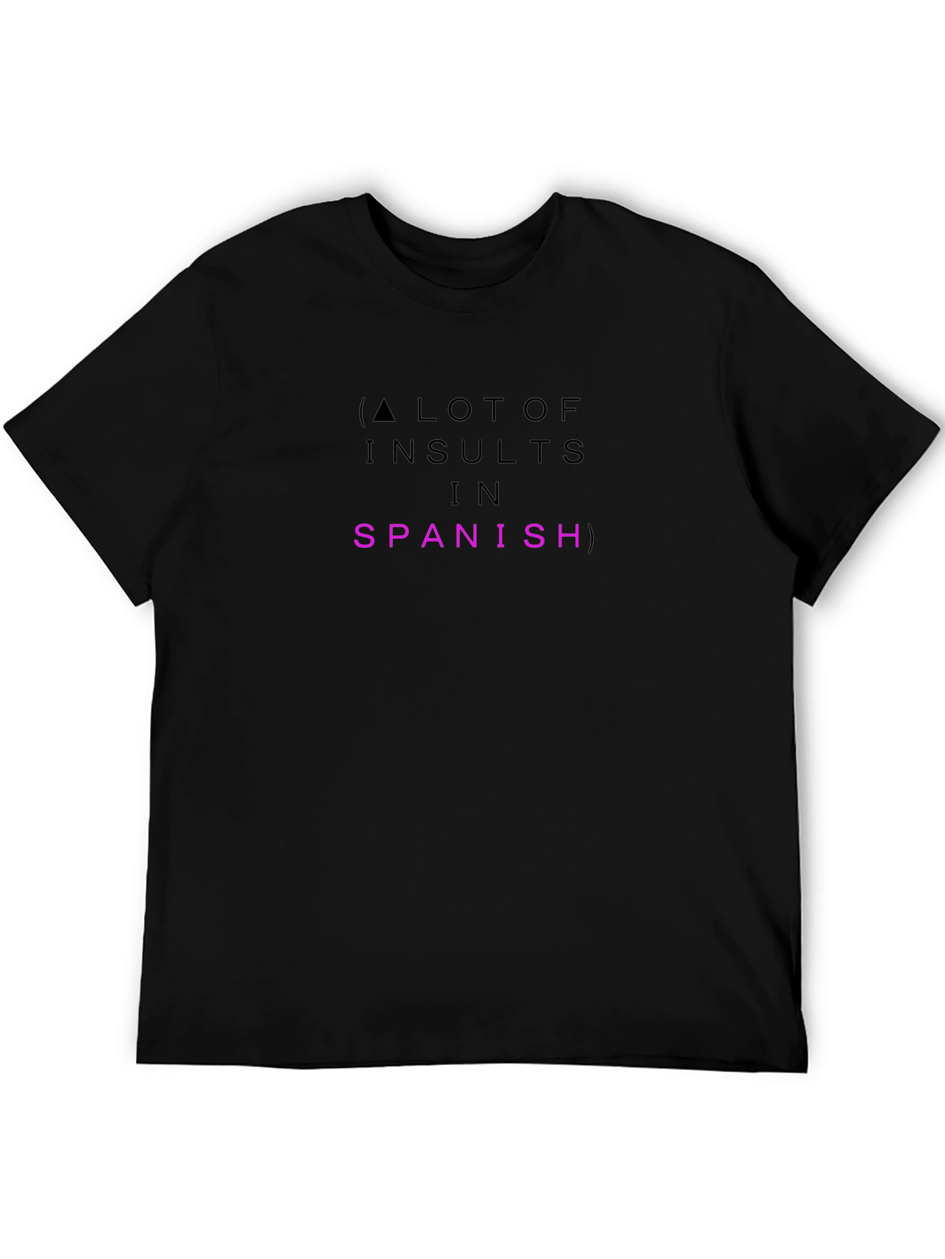 A Lot Of Insults In Spanish Black T-Shirt