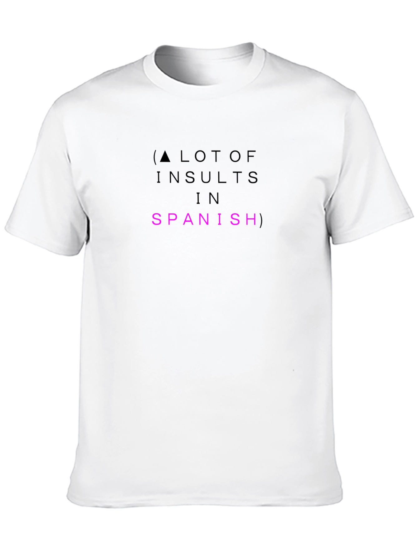A Lot Of Insults In Spanish Black T-Shirt