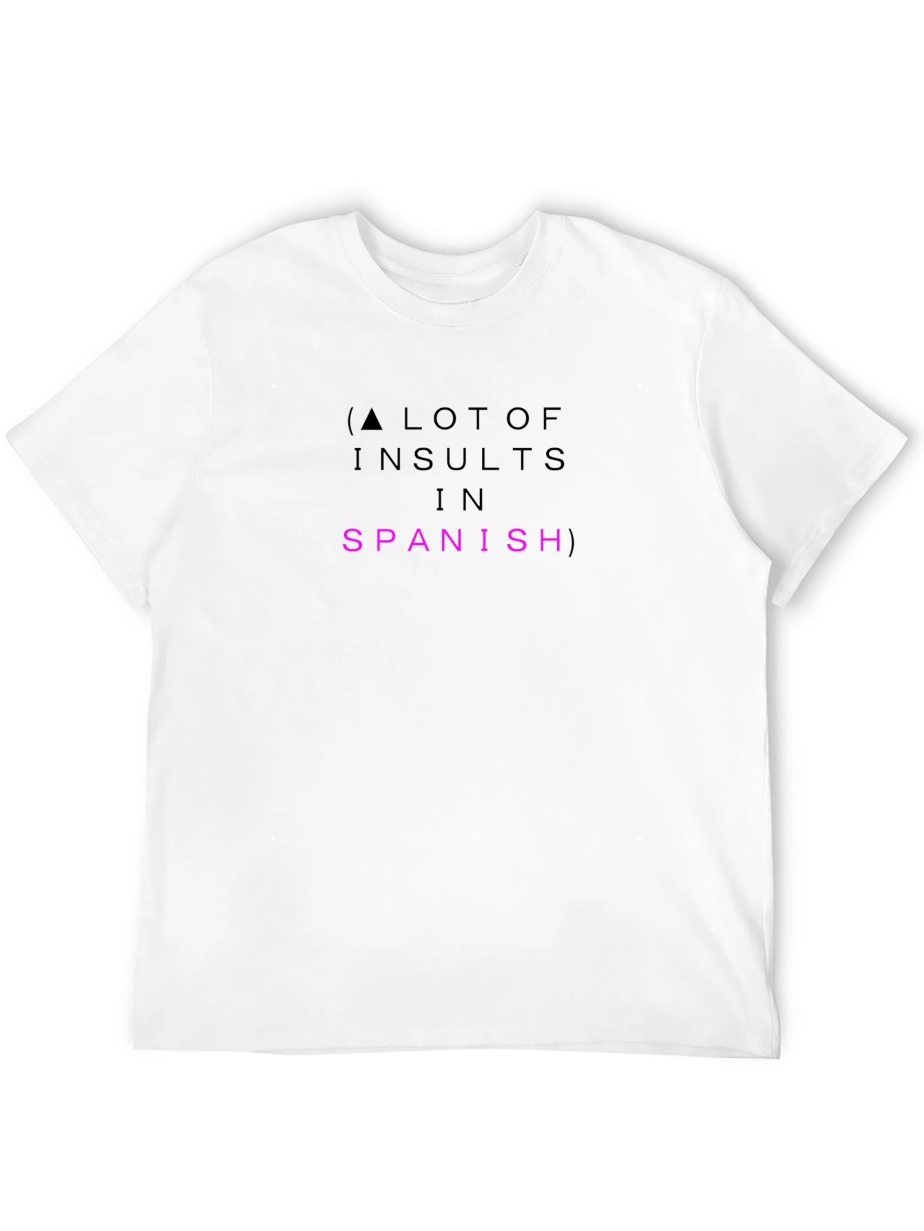 A Lot Of Insults In Spanish Black T-Shirt