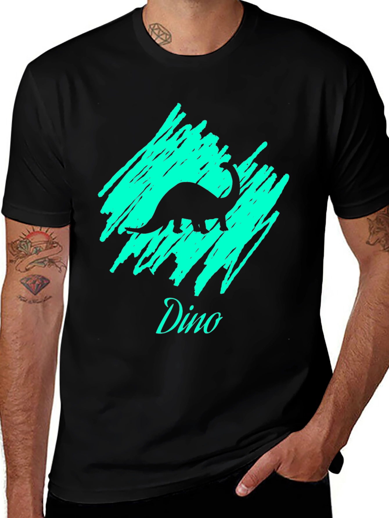 Dino T-Shirt - Cool Brontosaurus Graphic Tee