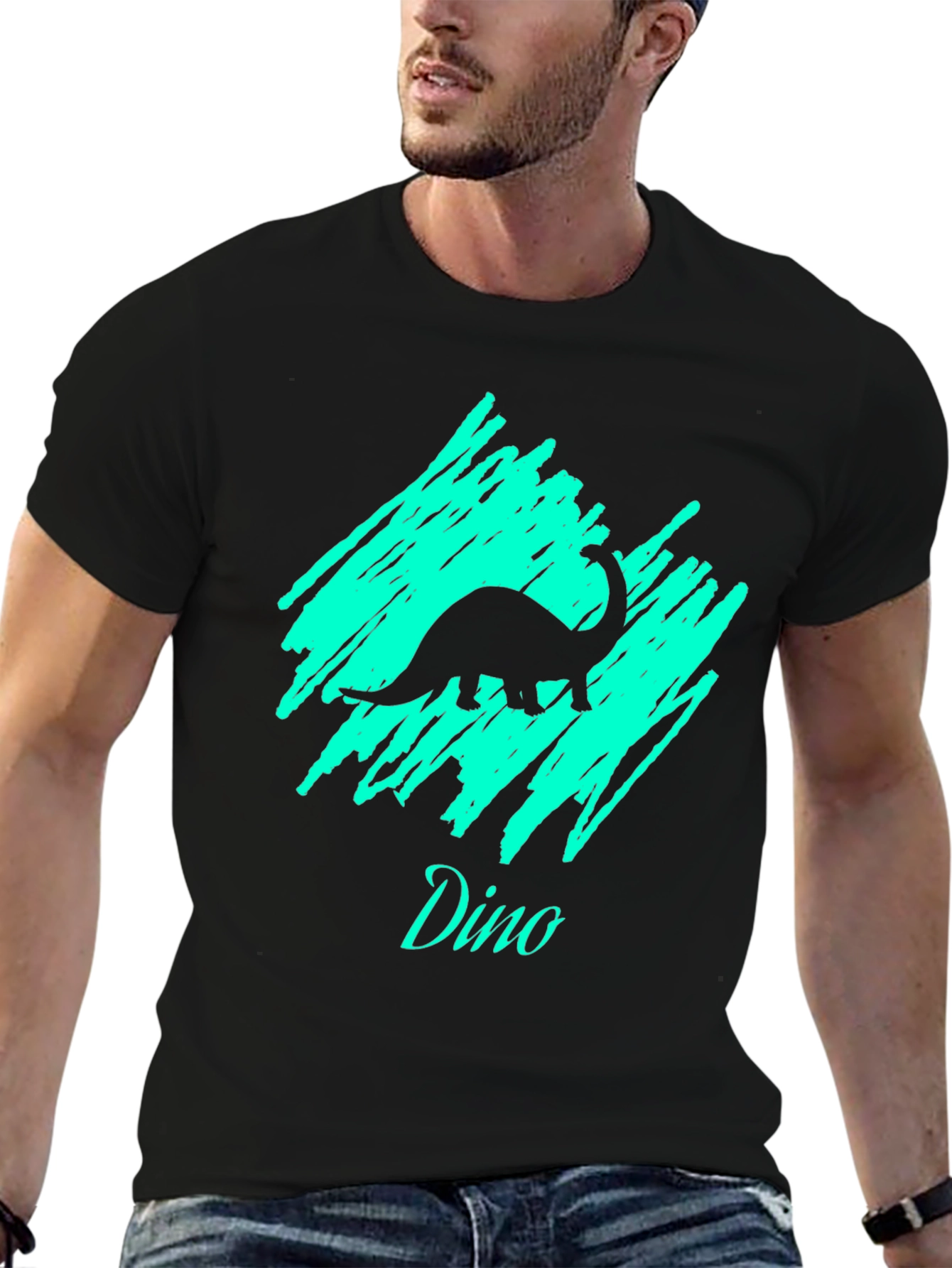 Dino T-Shirt - Cool Brontosaurus Graphic Tee