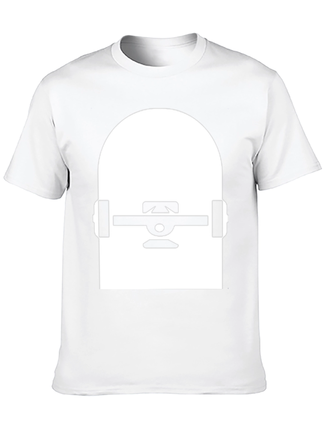 Skateboard Graphic Tee - Black Cotton Blend