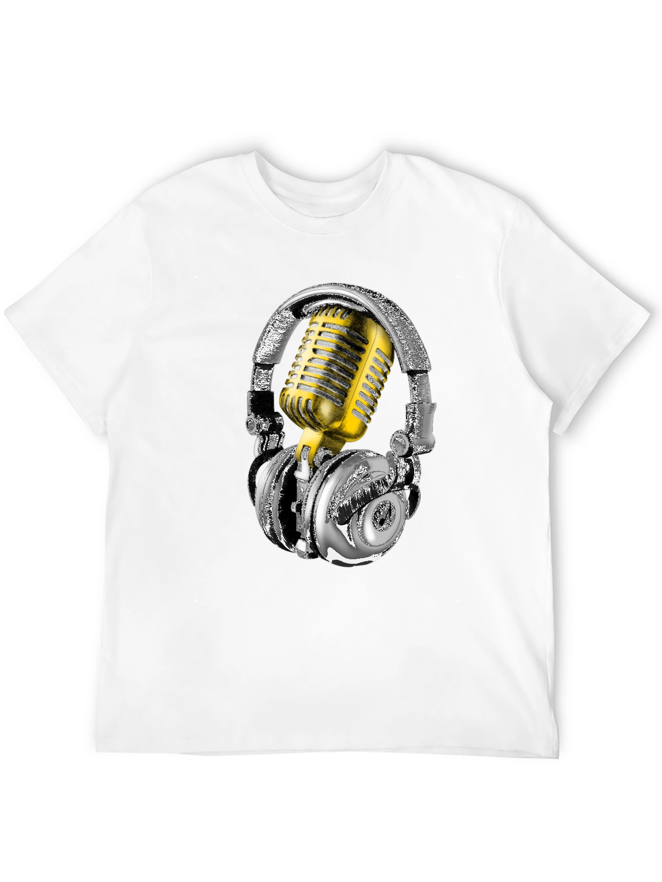 Headphones & Mic Graphic Tee